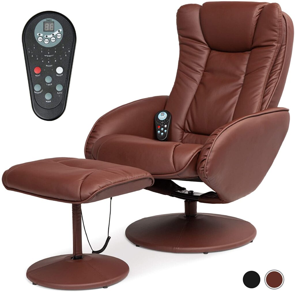 Best Choice Products Faux Leather Electric Massage Recliner Chair